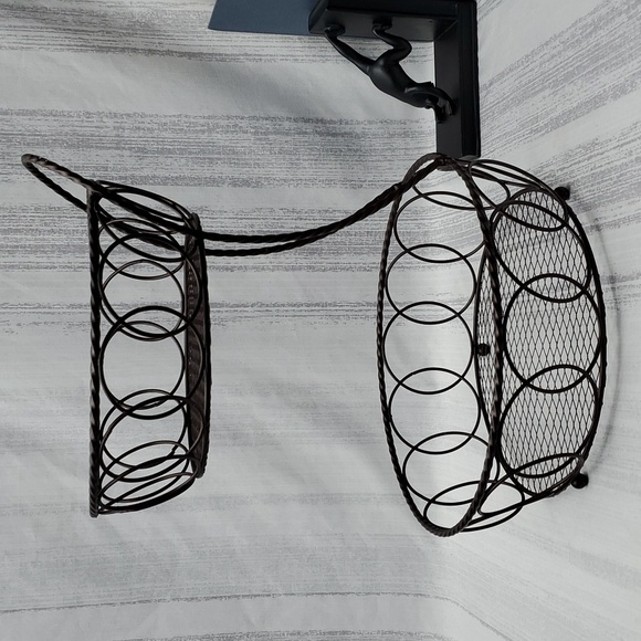  2-Tier Metal Countertop Fruit Vegetables Basket Bowl - Picture 3 of 13